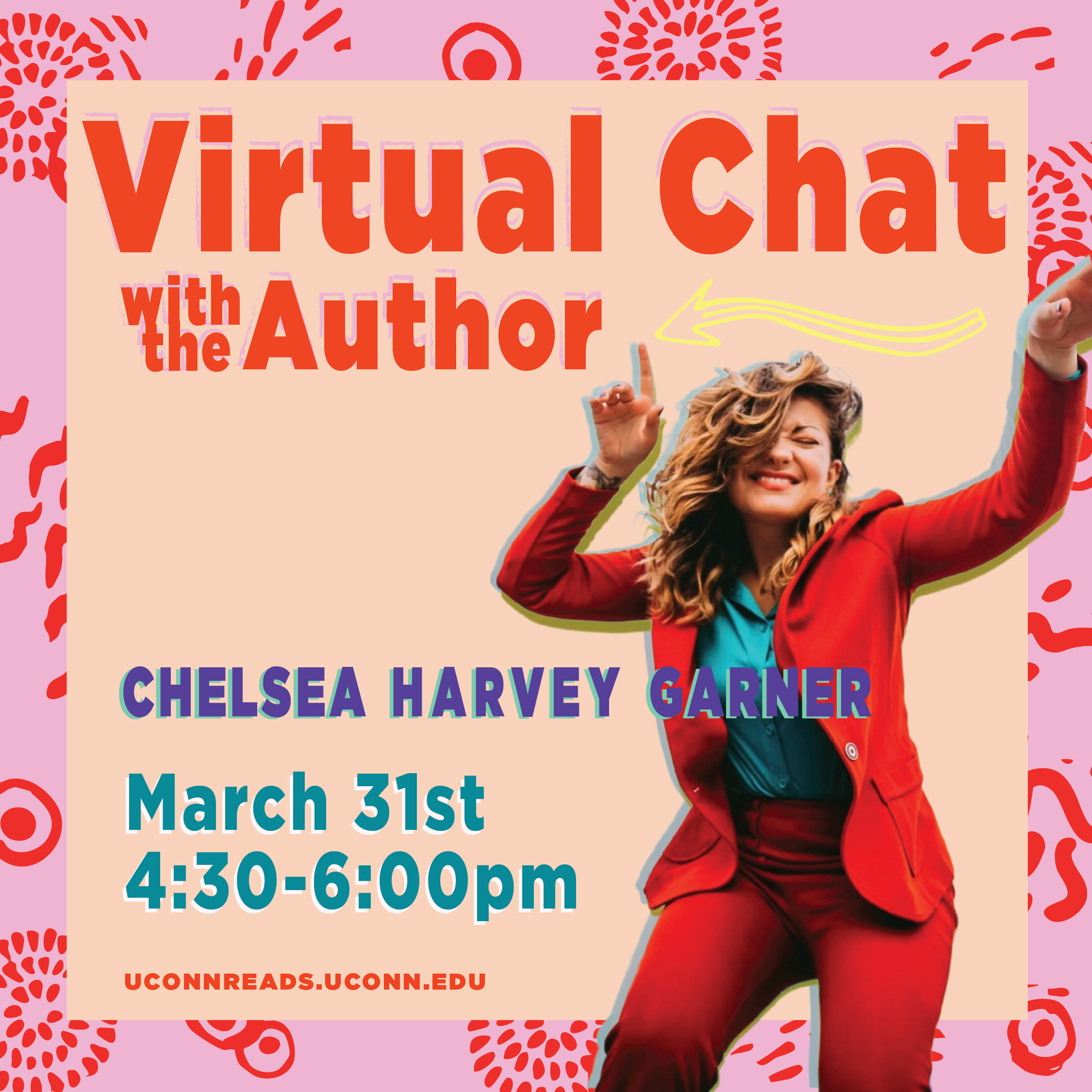 Virtual chat with the author of A Pity Party is Still A Party, Chelsea Harvey Garner. March 31 at 4:30